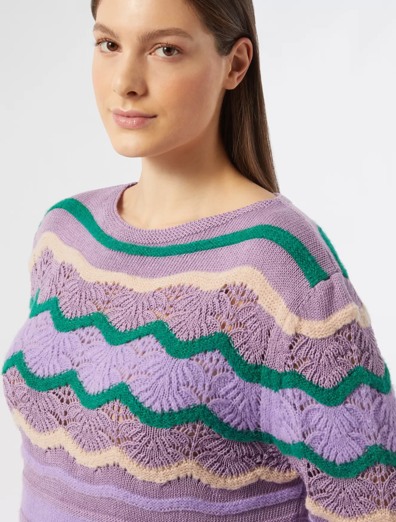 Pullover Und Strickwaren | Pullover Und Strickwaren<Marina Rinaldi Pullover aus Wollgemisch MALVE