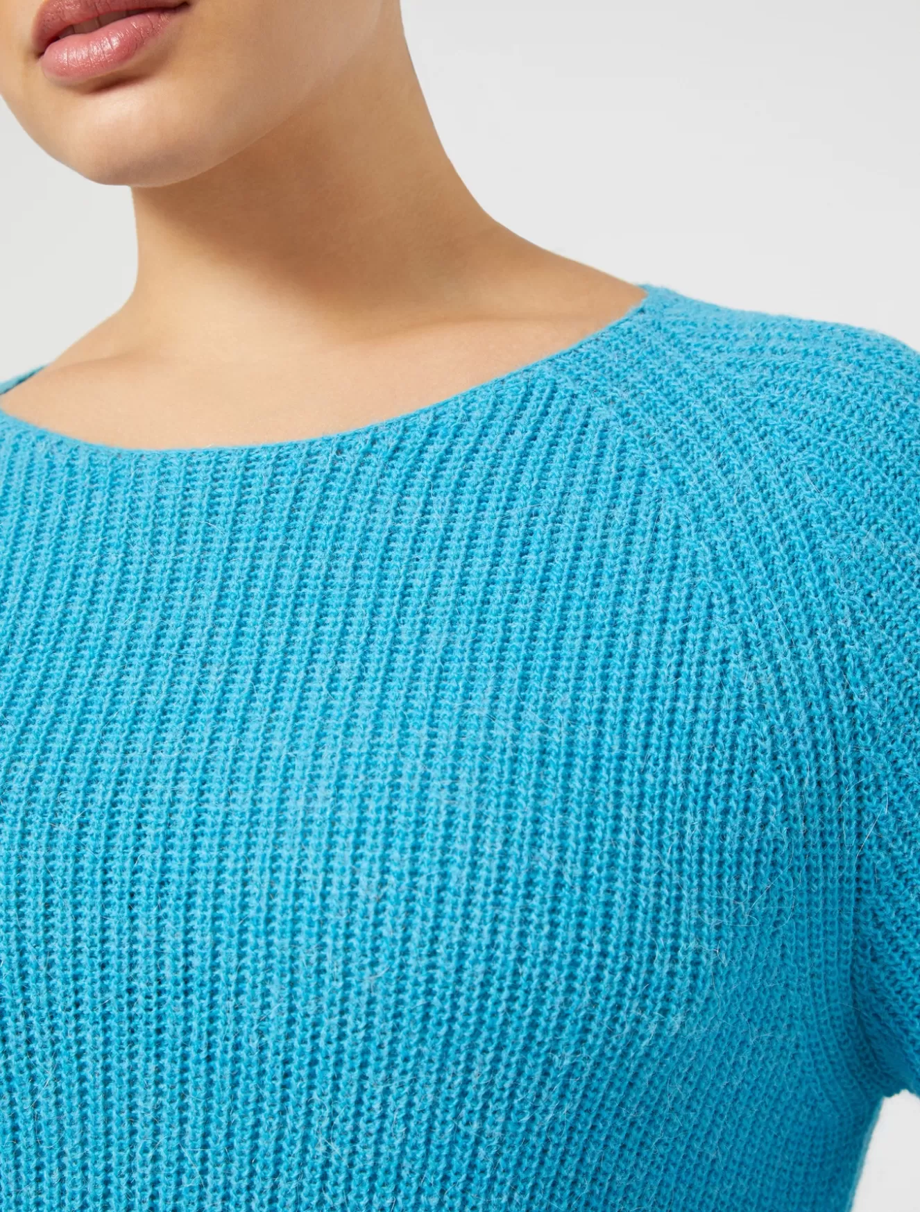 Pullover Und Strickwaren | Pullover Und Strickwaren<Marina Rinaldi Pullover aus Wollgemisch TUERKIS