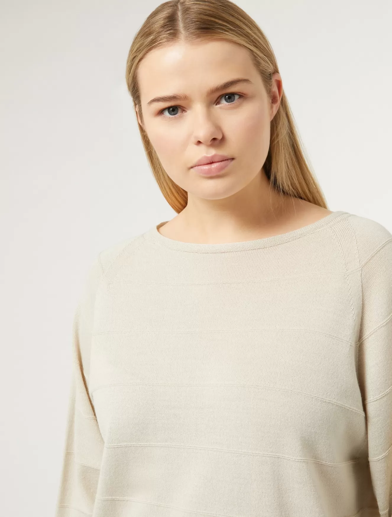 Pullover Und Strickwaren | Pullover Und Strickwaren<Marina Rinaldi Pullover aus Wollgemisch BEIGE