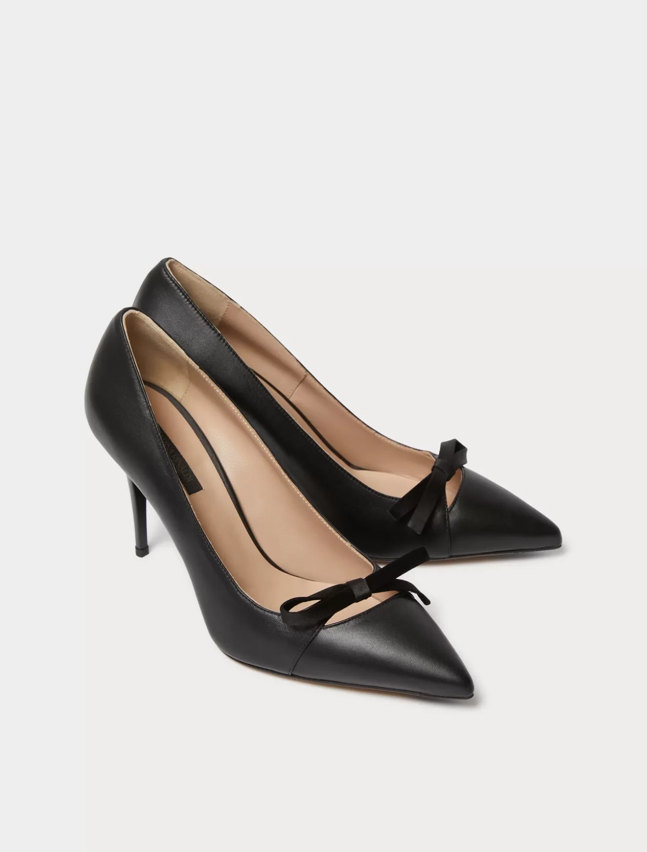 Accessoires | Accessoires<Marina Rinaldi Pumps aus Leder SCHWARZ