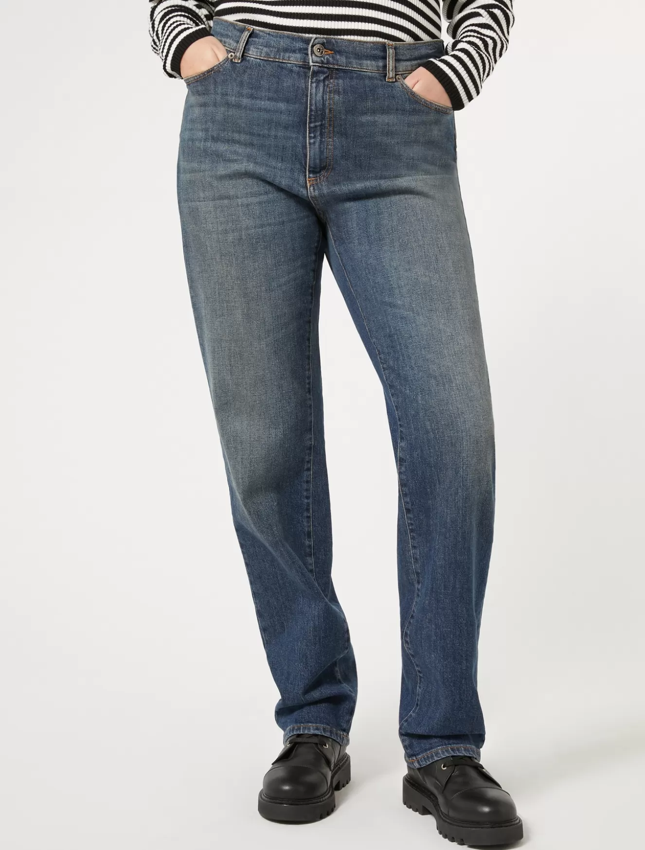 Hosen & Jeans | Hosen & Jeans<Marina Rinaldi Regular-Fit Jeans aus Stretch-Denim BLAU