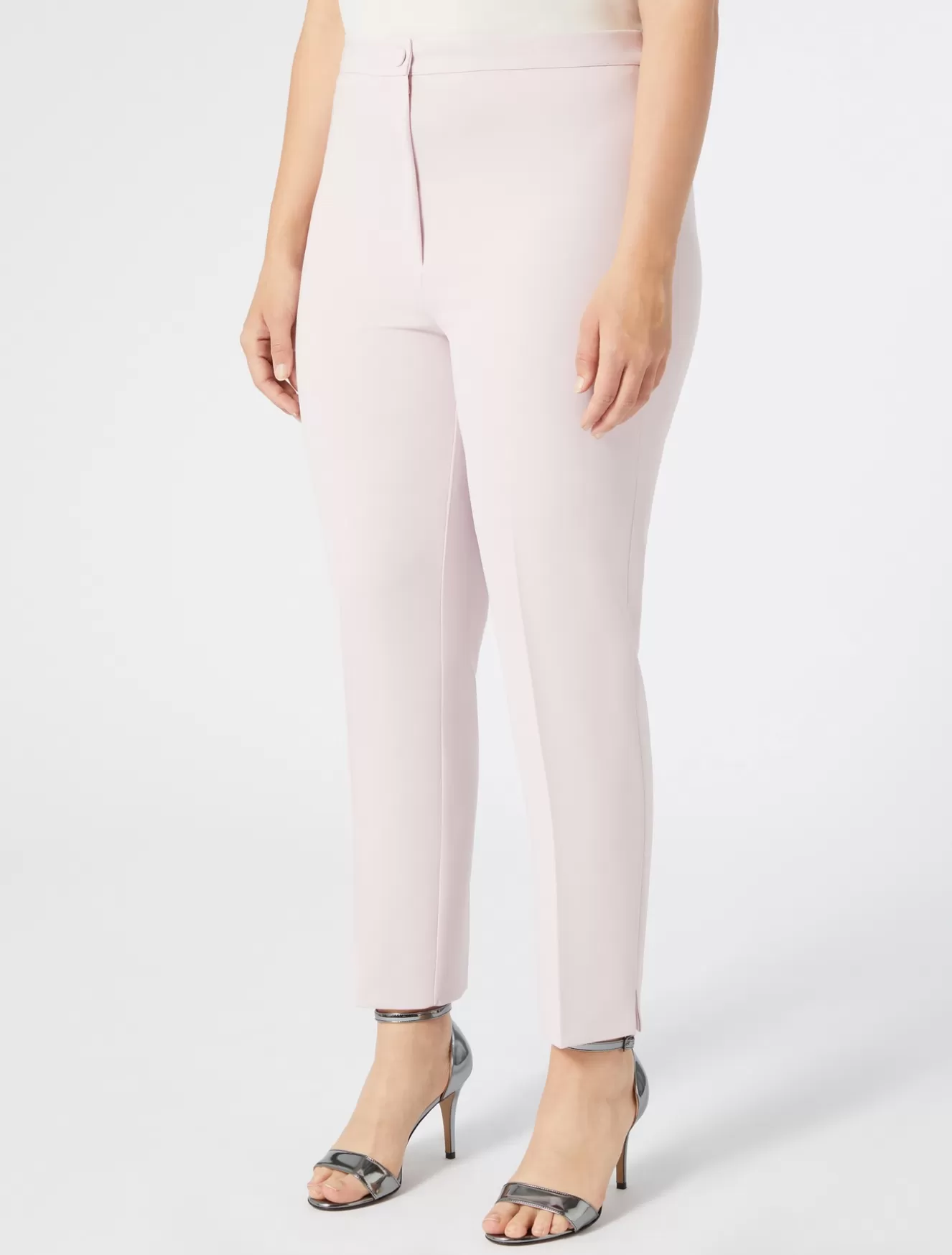 Hosen Und Röcke | Hosen & Jeans<Marina Rinaldi Slim-Fit Hose aus Triacetat-Cady ROSA