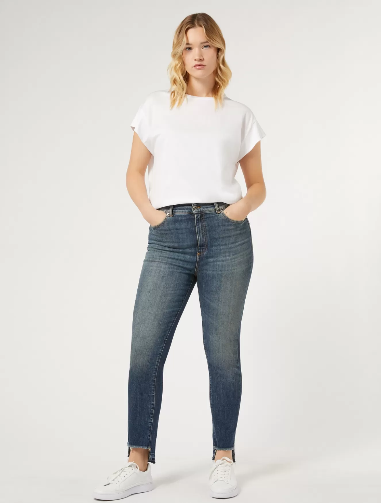 Hosen & Jeans | Hosen & Jeans<Marina Rinaldi Slim-Fit Jeans aus Denim BLAU