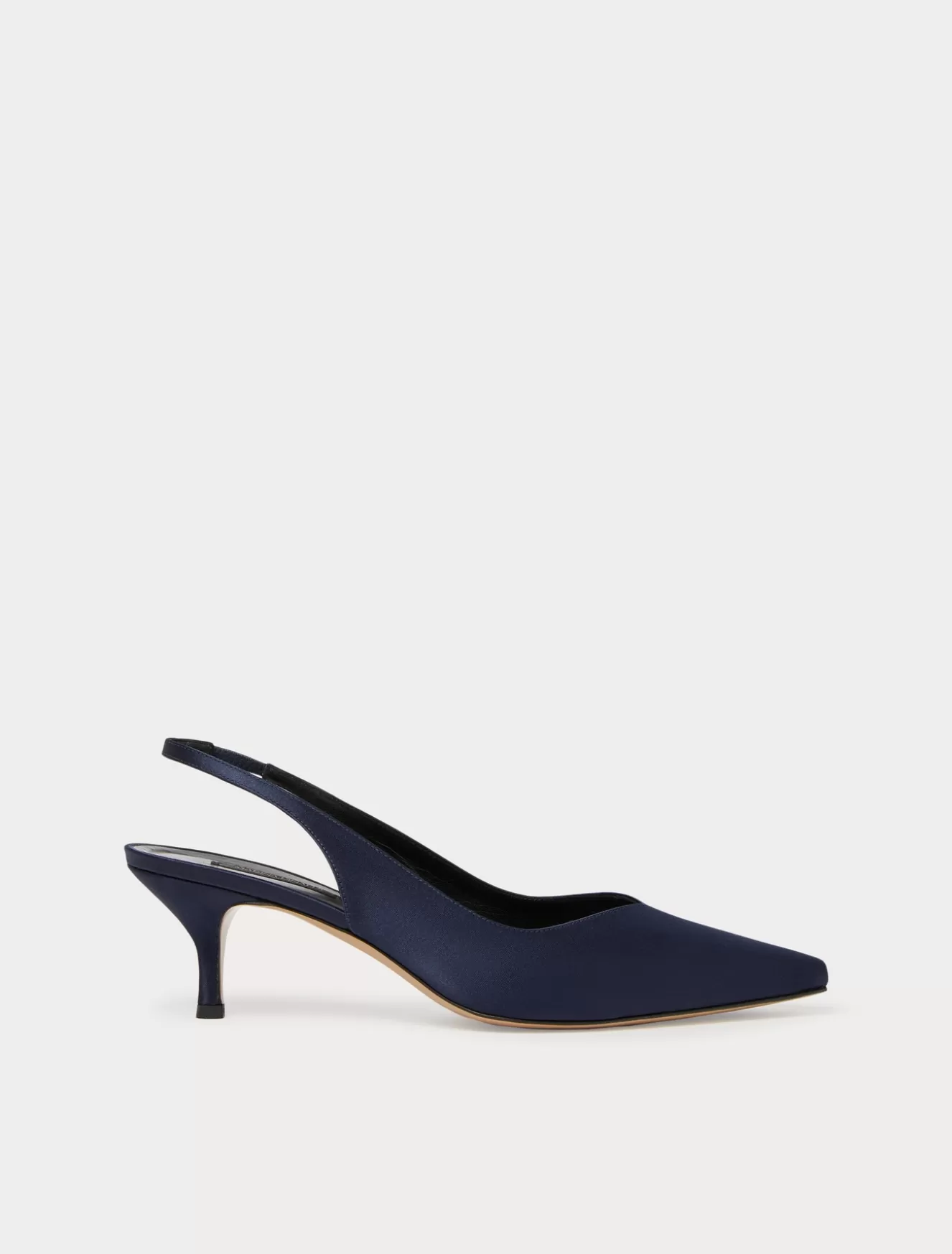 Accessoires | Accessoires<Marina Rinaldi Slingback-Pumps aus Satin ULTRAMARINE