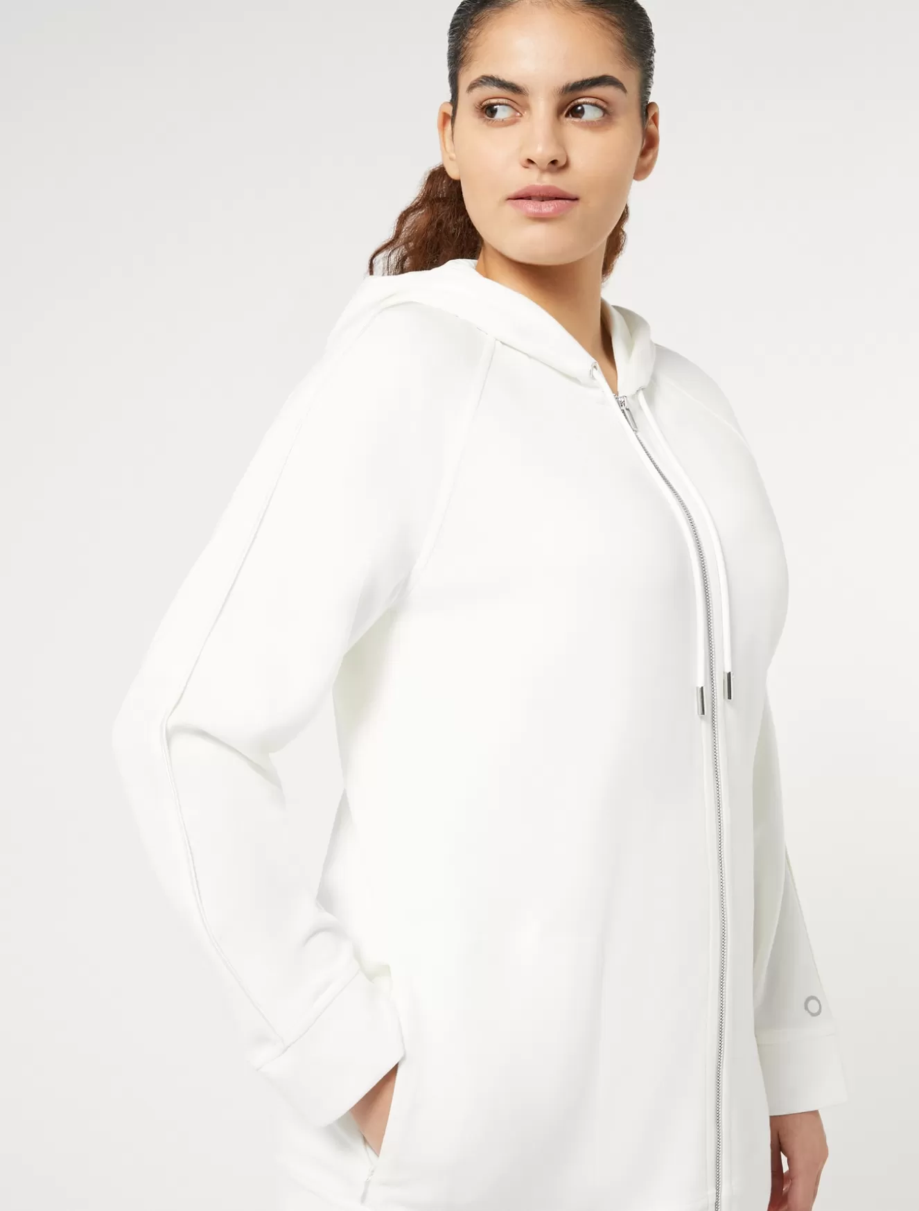 Jacken & Blazer | Jacken & Blazer<Marina Rinaldi Sweatshirt aus Interlock-Jersey WEISS