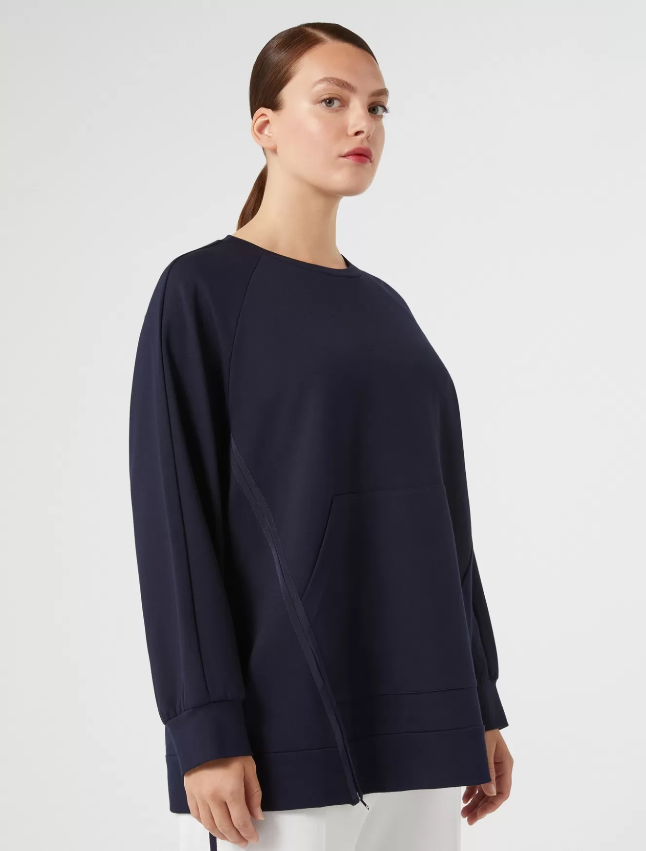 Tops & T-shirts | Tops & T-shirts<Marina Rinaldi Sweatshirt aus Jersey NACHTBLAU