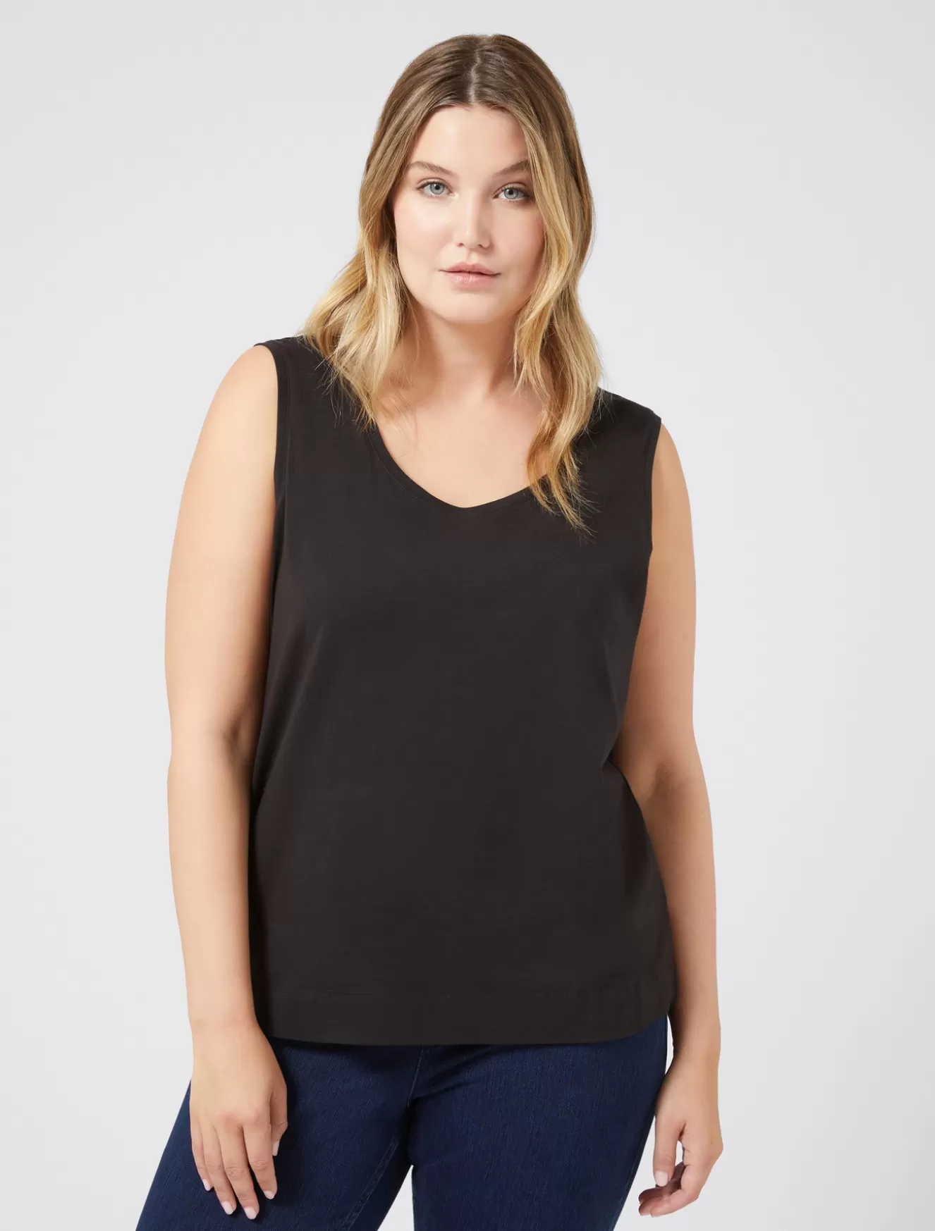 Tops & T-shirts<Marina Rinaldi Top aus Jersey SCHWARZ