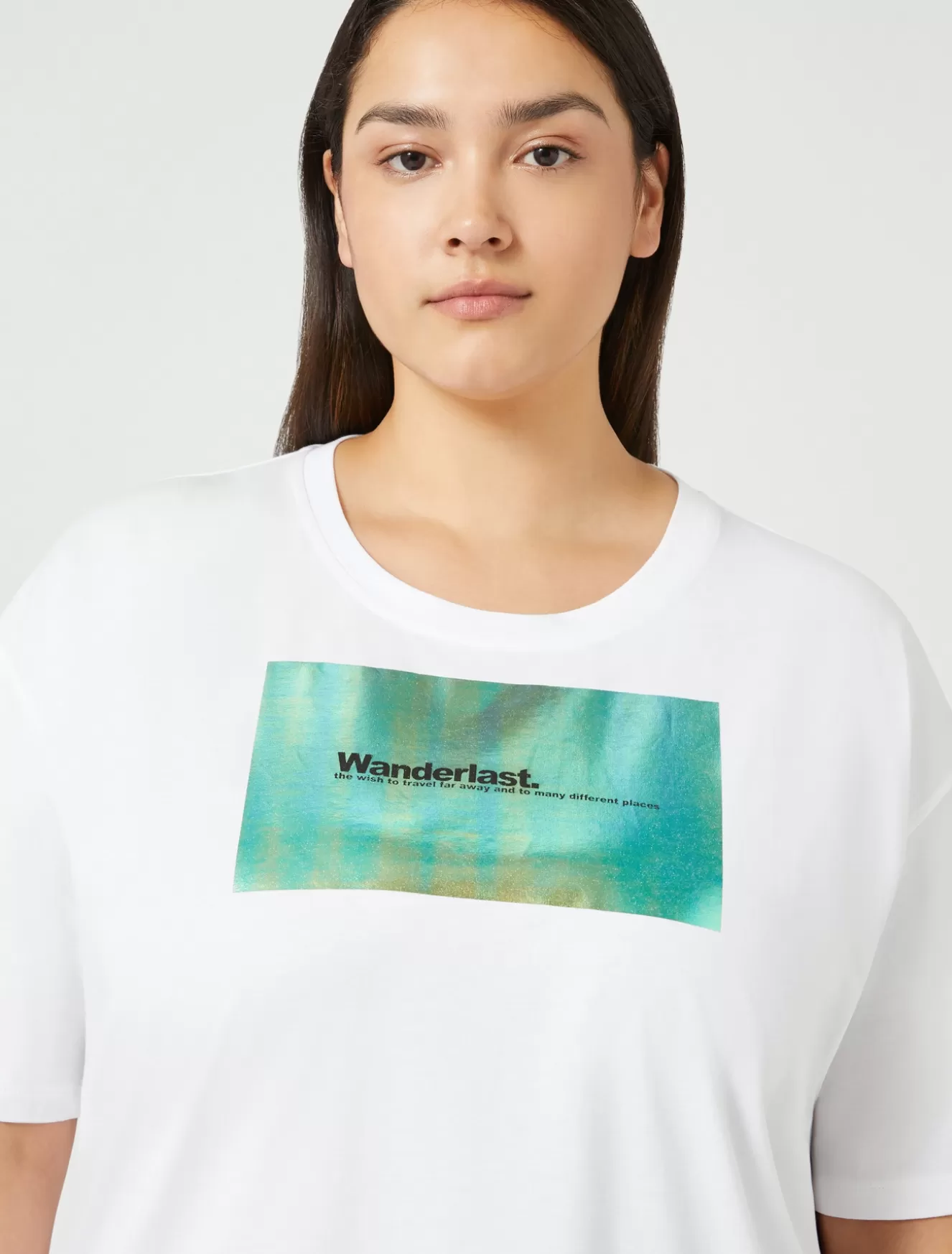 Tops & T-shirts | Tops & T-shirts<Marina Rinaldi T-Shirt aus bedrucktem Jersey WEISS