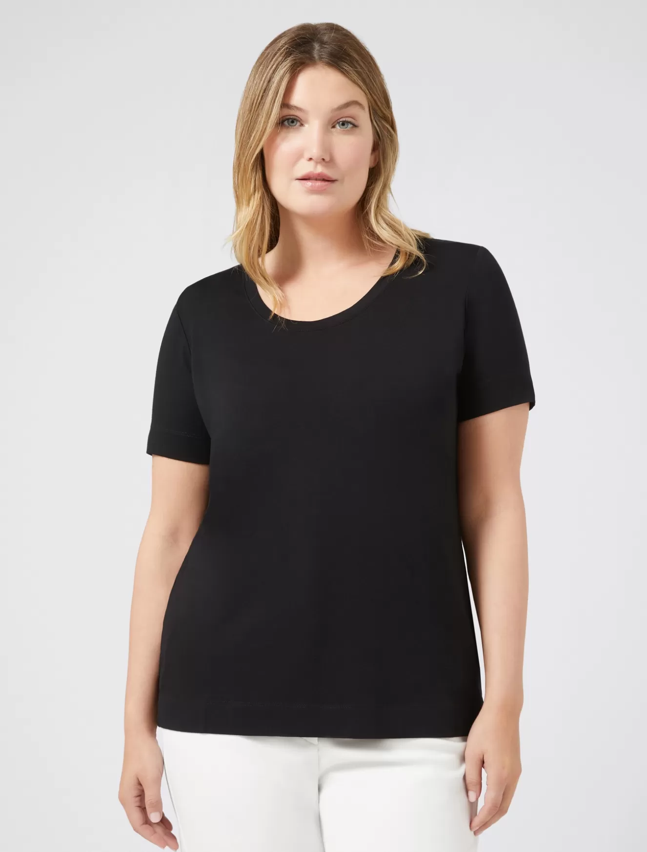 Tops & T-shirts<Marina Rinaldi T-Shirt aus Jersey SCHWARZ