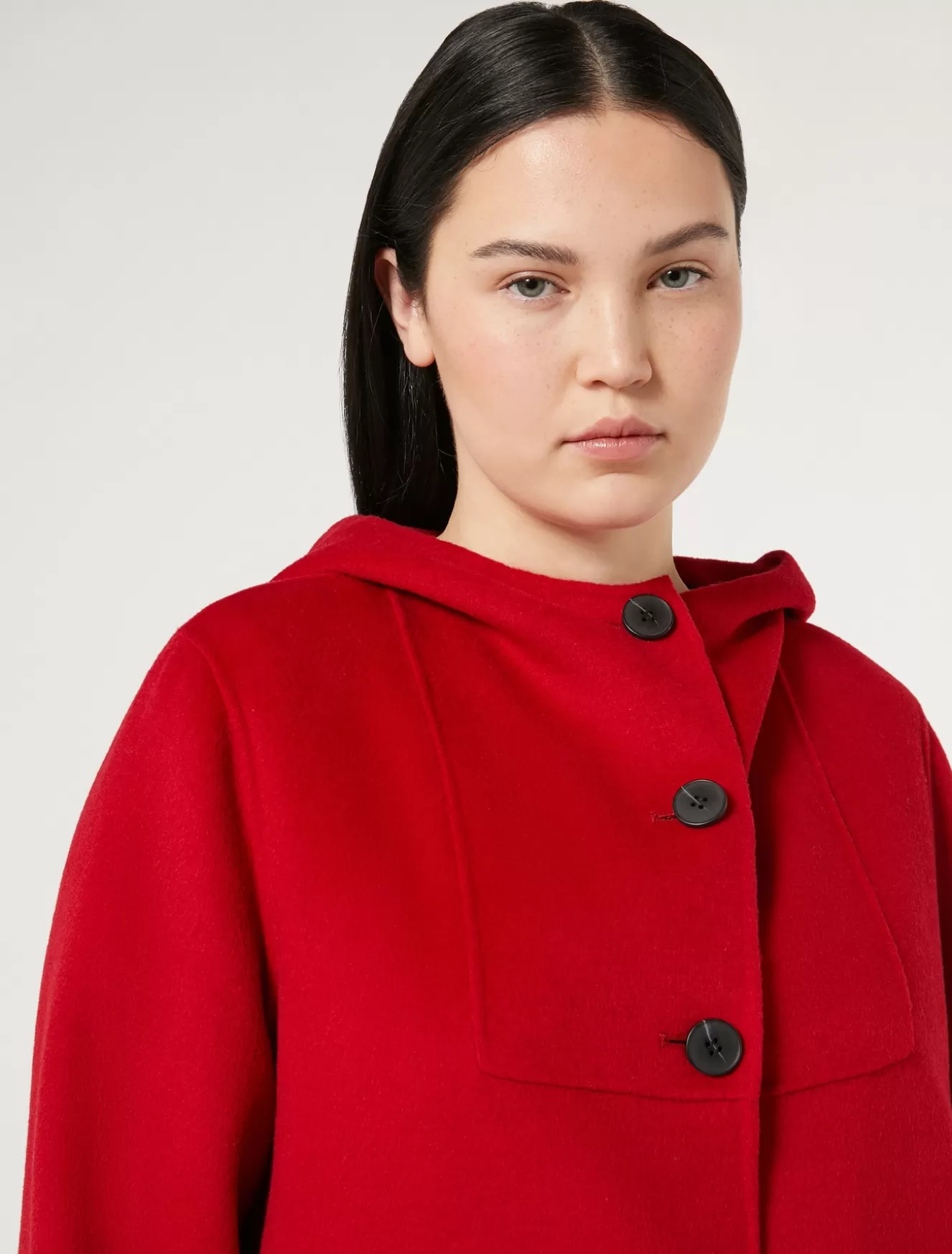 Mäntel & Trenchcoats | Mäntel & Trenchcoats<Marina Rinaldi Winterjacke aus doppeltem Wollgewebe ROT