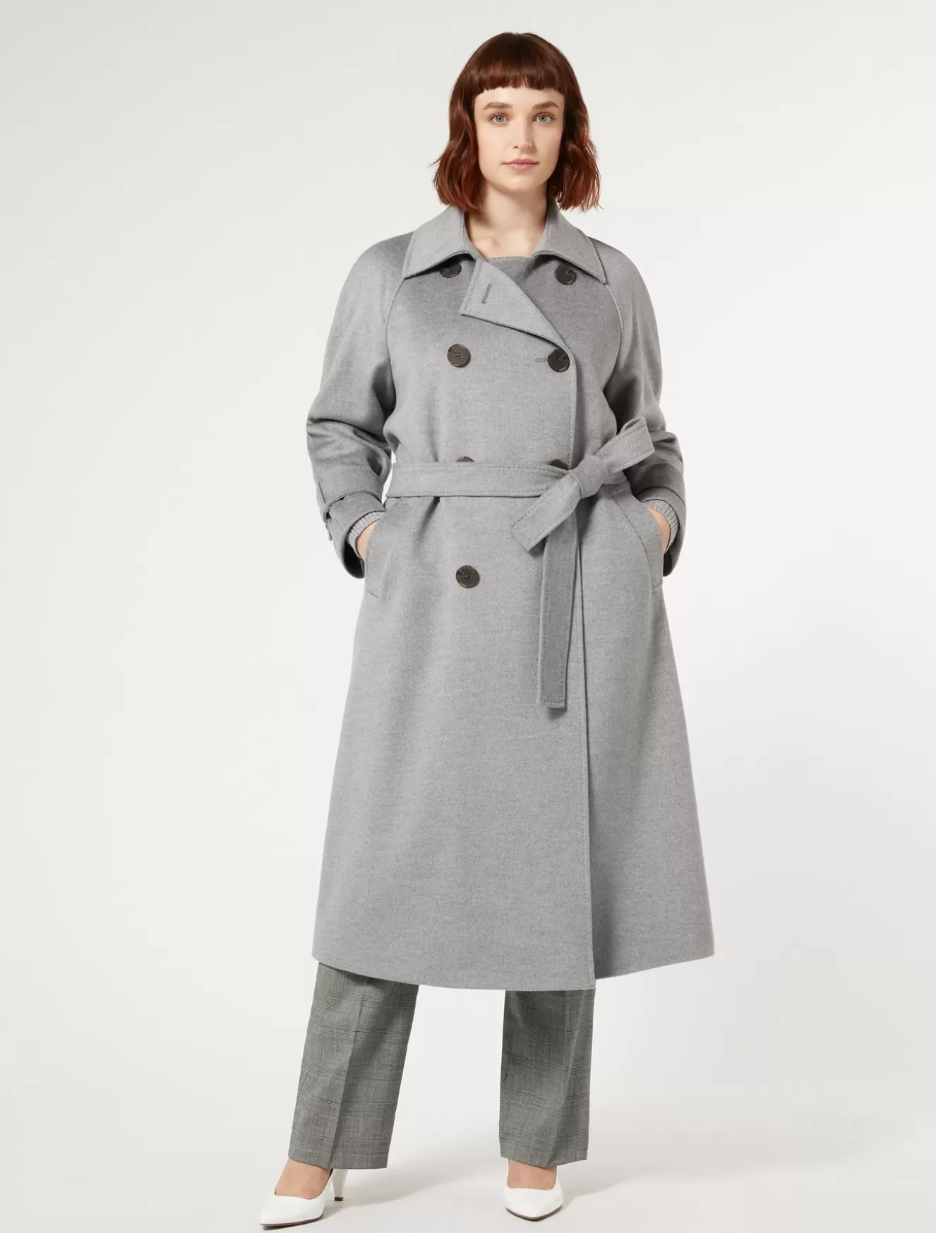 Mäntel & Trenchcoats | Mäntel & Trenchcoats<Marina Rinaldi Wolllodenmantel MITTELGRAU