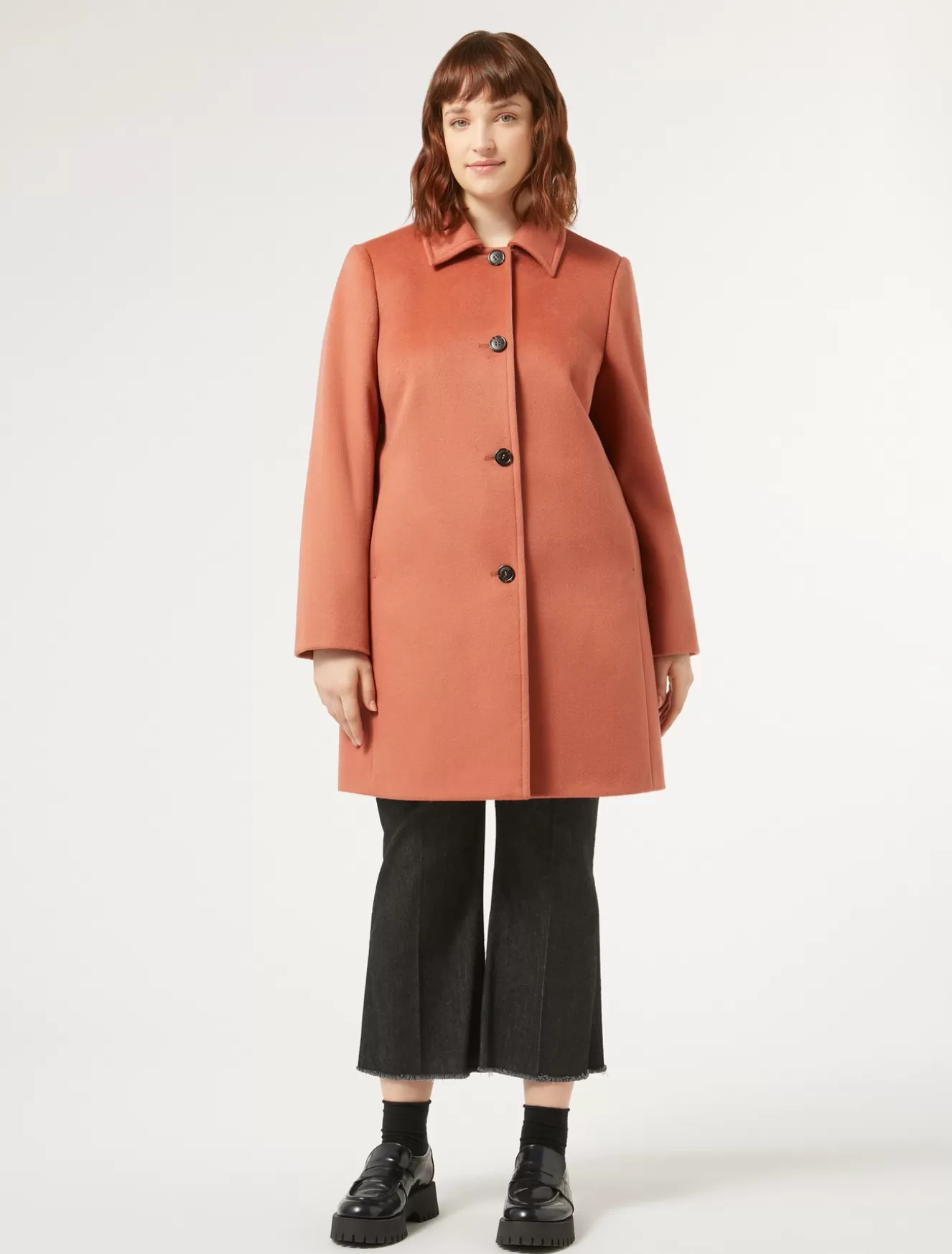 Mäntel & Trenchcoats | Mäntel & Trenchcoats<Marina Rinaldi Wolllodenmantel TERRAKOTTA