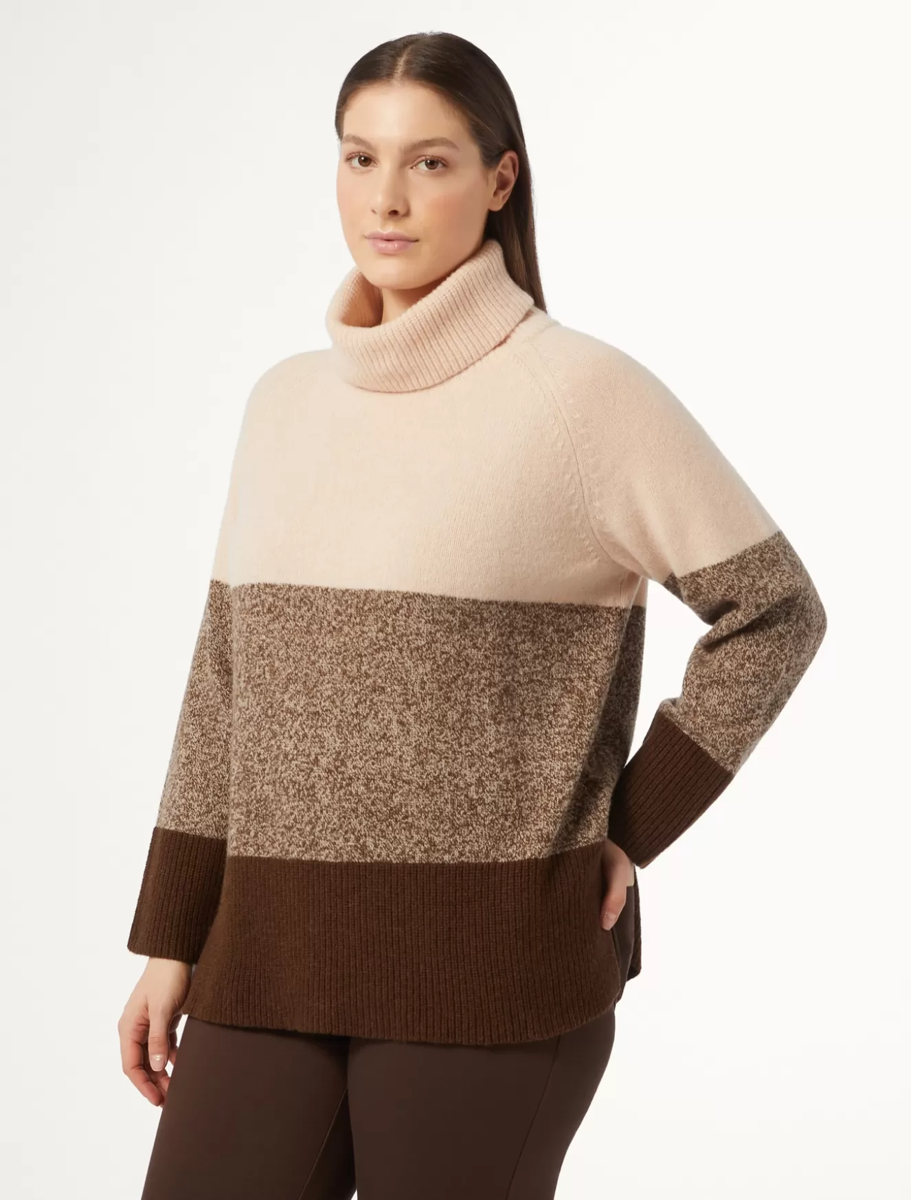 Pullover Und Strickwaren | Pullover Und Strickwaren<Marina Rinaldi Wollpullover TAUBENGRAU