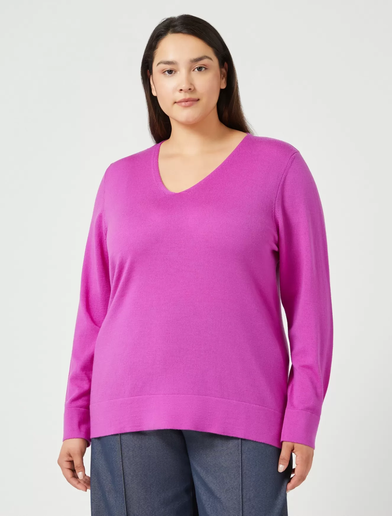 Pullover Und Strickwaren<Marina Rinaldi Wollpullover ROSA